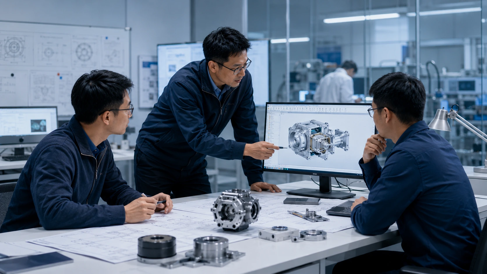 Mechanical structure design and 3D model review